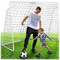 DUŻA BRAMKA PIŁKARSKA DO PIŁKI NOŻNEJ 300x200x90 cm STALOWA Neo-Sport