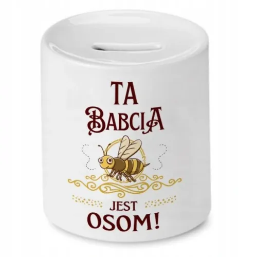 Skarbonka Dla Babci na Dzień Babci na Prezent z Nadrukiem ze Zdjęciem na Arena.pl