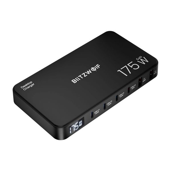 stacja ładująca 6w1 blitzwolf bw-s30 4xusb-c + 2xusb 175w zdjęcie 6