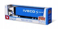 IVECO S-WAY 570 1:43 model Bburago 18-31469 CIĘŻARÓWKA Z NACZEPĄ