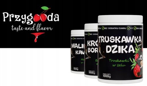 Frużelina FIT Malina | Dżem bez Cukru Keto 80% PUSZKA XXL 1.1kg na Arena.pl