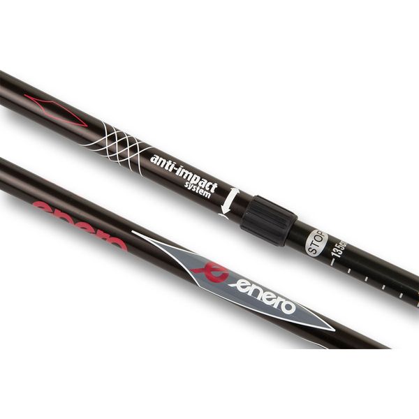 Kije trekking Enero classic czarne zdjęcie 5