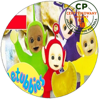 Opłatek na tort - Teletubisie