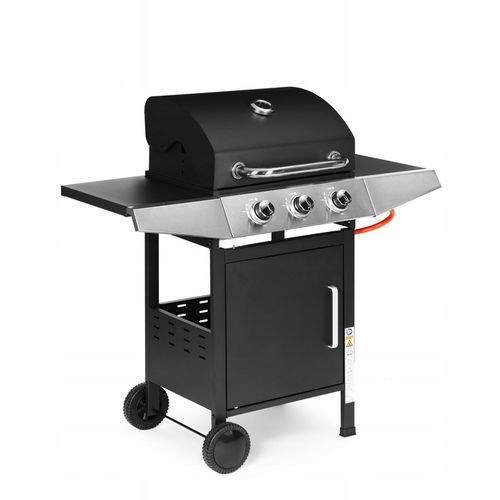 Grill gazowy ogrodowy 10.2 kW duży ruszt 3 palniki termometr reduktor Multi na Arena.pl