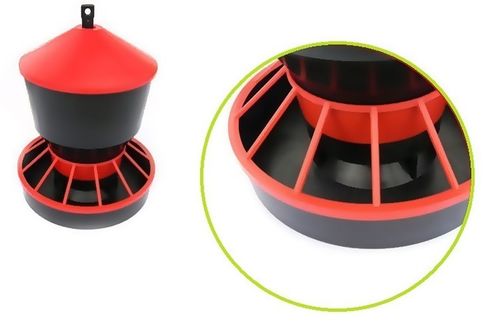 POIDŁO+KARMNIK DLA DROBIU KACZEK GĘSI KUR 6 L+6 KG na Arena.pl