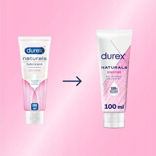 Durex Naturals Sensitive Delikatny Żel Intymny 100 ml Nawilżający z na Arena.pl