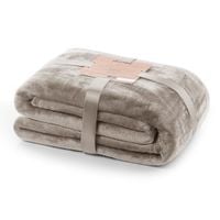 Koc MIC miękki mikrofibra 70x150 cappuccino DecoKing