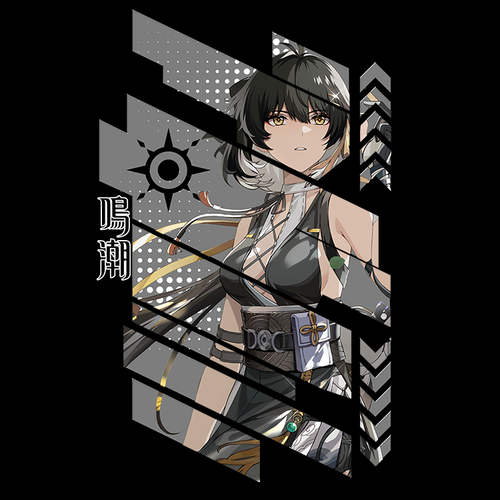 Koszulka Czarna Wuthering Waves - WYBIERZ FASON I KOLOR KOSZULKI Damska M na Arena.pl