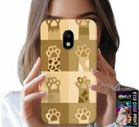 ETUI DO SAMSUNG GALAXY J5 2017 - LOVE CAT, WZORY Z KOTAMI, ŁAPKI KOTÓW