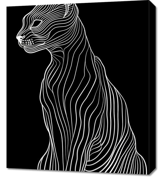 Obraz 60x70cm Minimalny Kontur zdjęcie 1