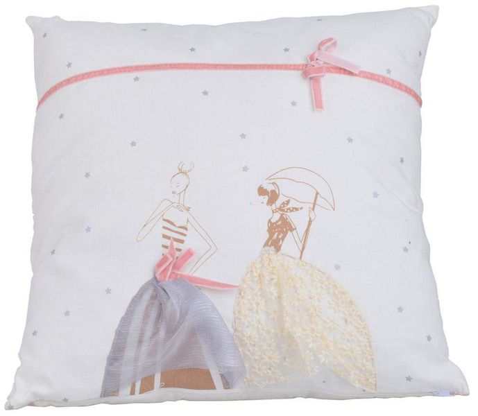 Poduszka z sukienkami 45x45 cm zdjęcie 1