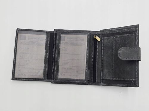 Always Wild elegancki portfel męski skóra naturalna N4L-CHM-NL / 1010 Black na Arena.pl