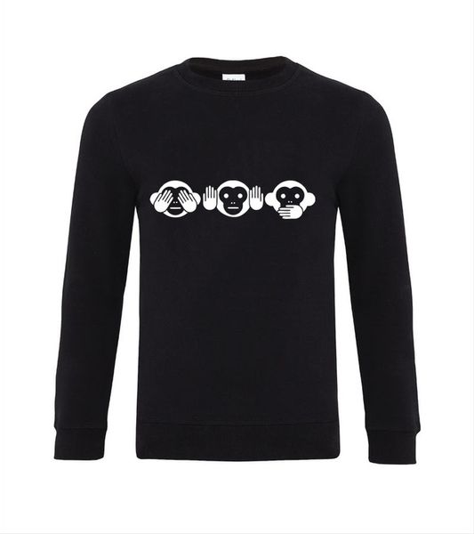 Bluza męska NIC NIE WIDZIAŁEM 3 MAŁPKI - 4 kolory zdjęcie 1