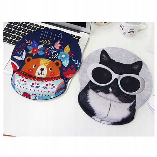 ŻELOWA PODKŁADKA POD MYSZ NADGARSTEK WYGODNA PRESENTY na Arena.pl