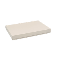 Pudełko ozdobne 35 x 24 x 4 cm, 10 szt. ecru AWIH