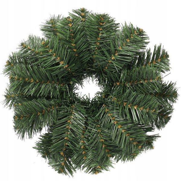Wianek świerkowy zielony 30 cm zdjęcie 6