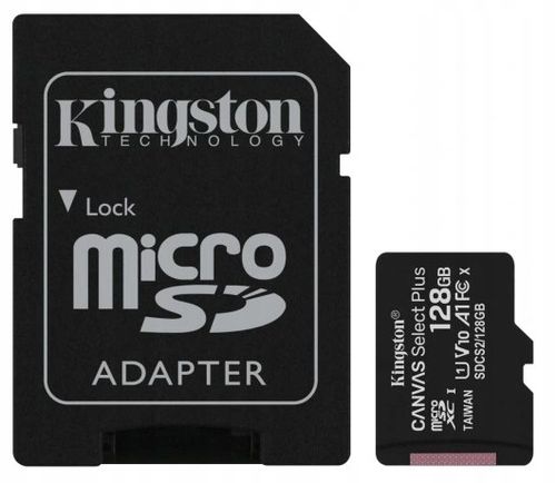 Karta pamięci 128GB Micro SD KINGSTON SDCS2 C10 V10 A1 100Mb/s Adapter na Arena.pl