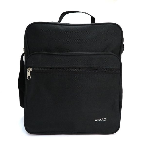 torba męska z nylonu marki vimax - czarna zdjęcie 1