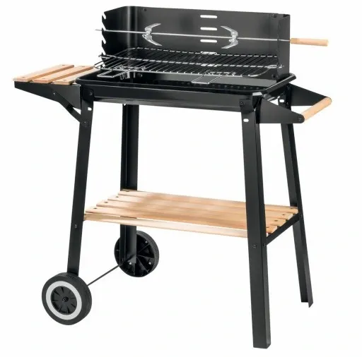 GRILL OGRODOWY, WĘGLOWY, DUŻY, NA KÓŁKACH zdjęcie 1