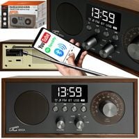PRZENOŚNE RADIO KUCHENNE BIUROWE BLUETOOTH AKUMULATOR ŁADOWARKA