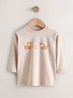 NEXT Cream Hamish Trio Long Sleeve Graphic Print