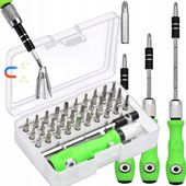 2X ZESTAW ŚRUBOKRĘTÓW PRECYZYJNYCH 32w1 DO ELEKTRONIKI GSM TORX HEX + ETUI