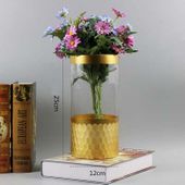 Wazon Hexagon - Złoty -  Home Decor Złoty M