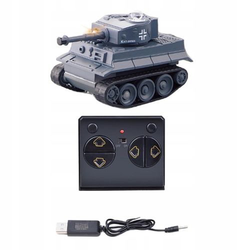 Mini RC Battle Tank Crawler ze zdalnym szarym na Arena.pl