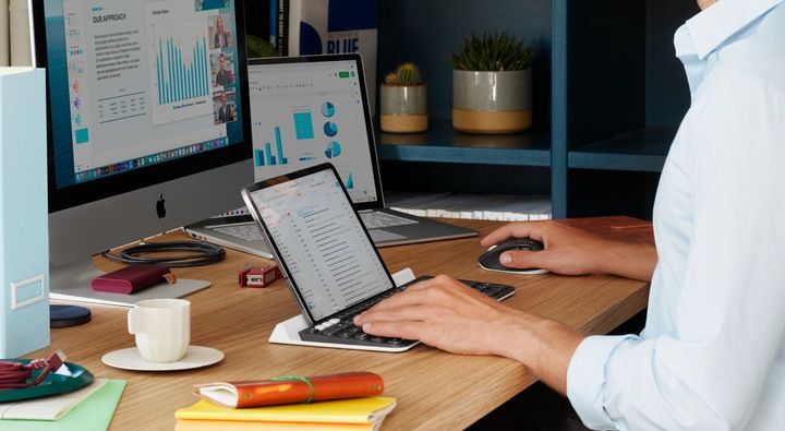 Bezprzewodowa klawiatura Logitech K780 Multi-Device Bluetooth + Unifying zdjęcie 7