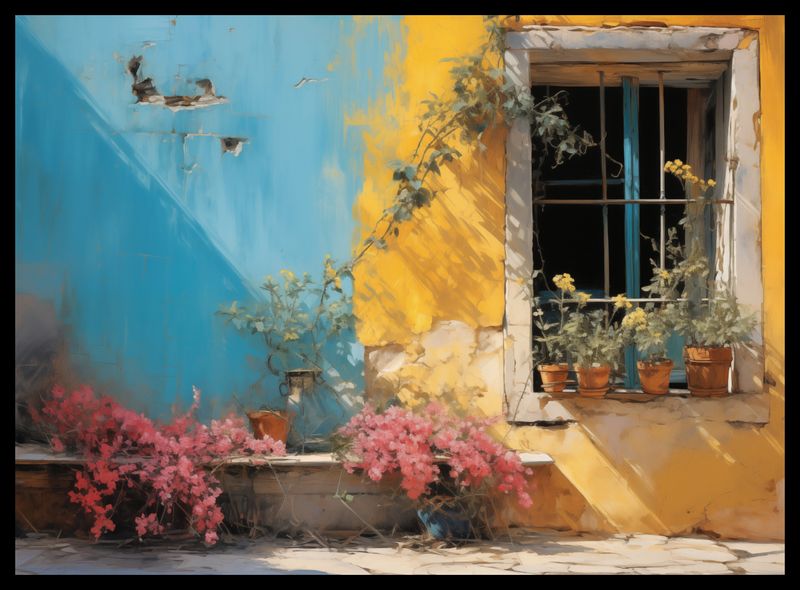 Plakat 55x40cm Słoneczna Ulica zdjęcie 2