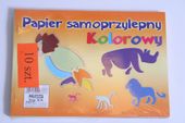 papier 10szt.  kolorowy samoprzylepny a5