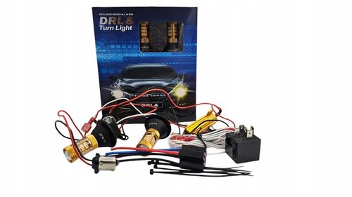 KIERUNKOWSKAZY LED PY21W BAU15S 1156 DRL ŚWIATŁA DZIENNE 2w1 ULTRA MOCNE na Arena.pl