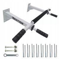 DRĄŻEK ŚCIENNY GIMNASTYCZNY DO PODCIĄGANIA ĆWICZEŃ MULTI-UCHWYT NA WOREK