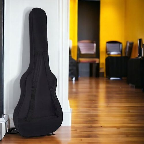 POKROWIEC NA GITARĘ KLASYCZNĄ AKUSTYCZNĄ Z KIESZENIAMI SZELKI UCHWYT GITARA na Arena.pl