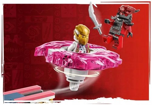 71824 - lego ninjago - smoczy spinner spinjitzu sory na Arena.pl