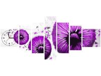 70CM 160CM ZEGAR 7 ELEME FIOLETOWE DMUCHAWCE DRUK OBRAZ