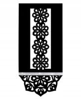 P7 Panel EKRAN nowoczesny stylowa firana ażur mandale glamur 60x130