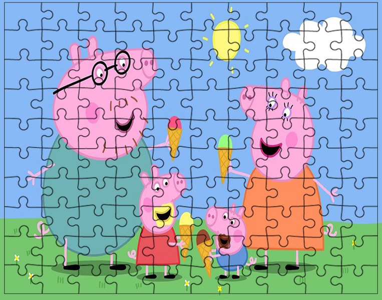 Puzzle Świnka Peppa zdjęcie 1