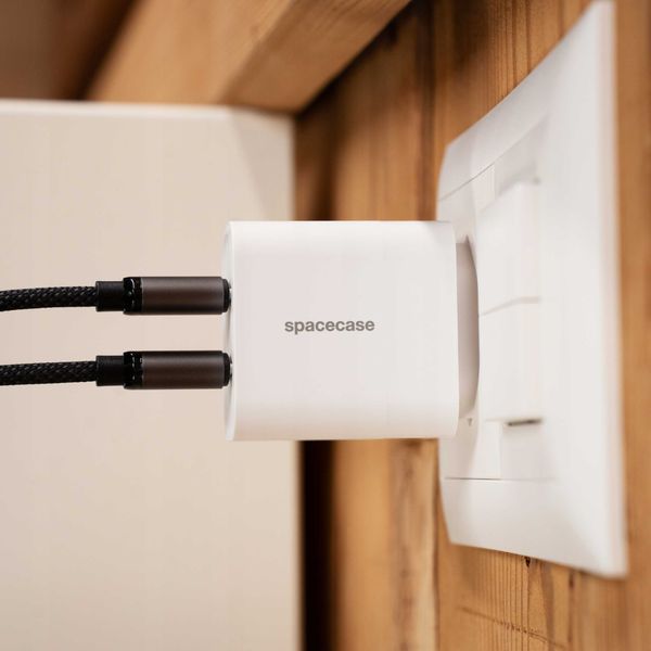 Spacecase Usb Charger 20W Sc011W White zdjęcie 6