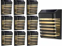 10x Lampka Solarna Elewacyjna LED z Czujnikiem