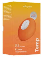we-vibe temp tangerine - kompaktowy model z funkcją ciepła i
