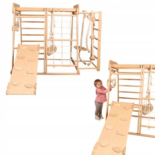 domowy plac zabaw Skandiko basic - drewno na Arena.pl