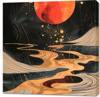 Obraz 90x90cm Planetarny Taniec