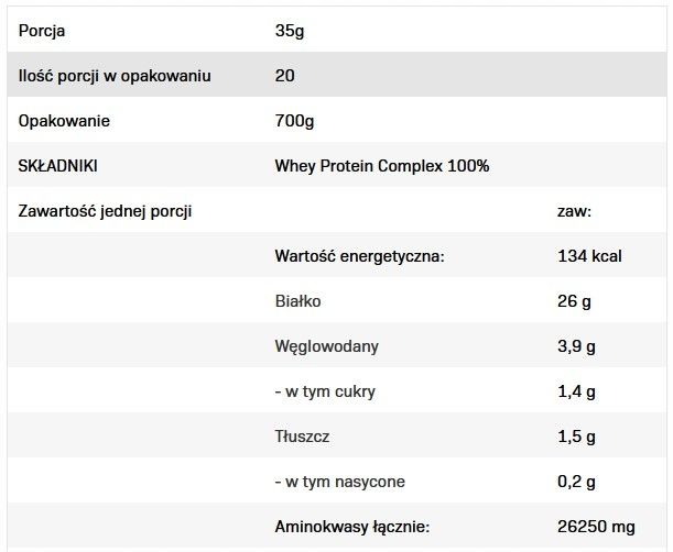 OLIMP WHEY PROTEIN COMPLEX 100% 700g BIAŁKO RZEŹBA zdjęcie 8