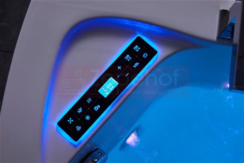 WANNA NAROŻNA Z HYDROMASAŻEM 150x150 MOCNE 2 POMPY GRZAŁKA zdjęcie 7