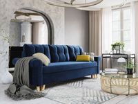 Welurowa Kanapa Oslo Glamour Velvet