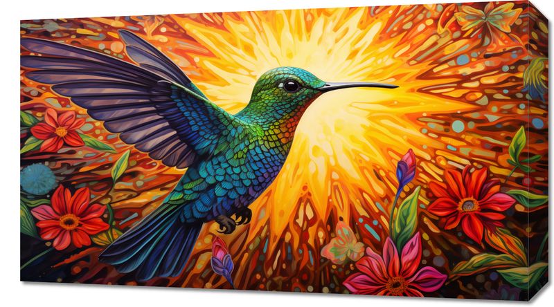 Obraz 70x40cm Koliber Barw zdjęcie 1