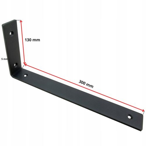 Wspornik półki LOFT 30 cm uchwyt pod półkę dwa sposoby montażu uchwyt na Arena.pl