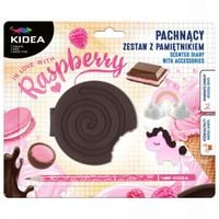 PAMIĘTNIK Z AKCESORIAMI PACHNĄCY MALINOWY KREM KIDEA