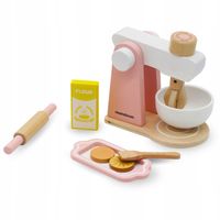 Edukacyjna Zabawka Drewniany Mikser do Ciasta z Akcesoriami dla Dzieci 3+